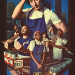 Meilleur fournisseur d'abonnement IPTV abordable et moins cher.Affiche officielle FX de « The Bear » mettant en vedette Jeremy Allen White et le casting principal dans un environnement de cuisine de restaurant à Chicago.